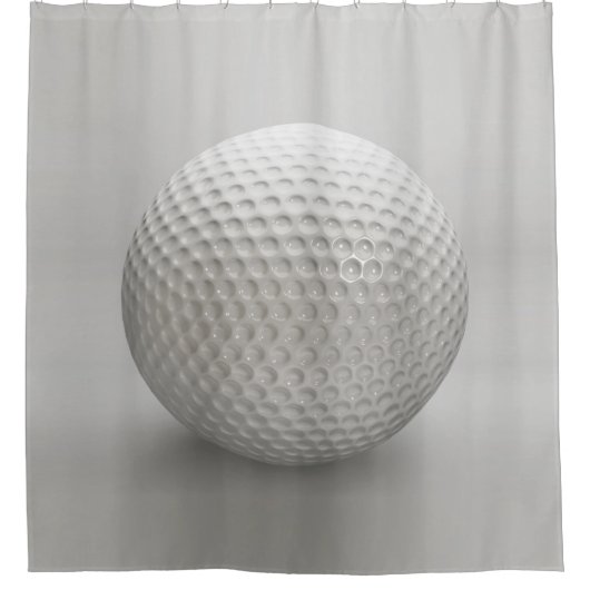 Golf Ball Sport Douchegordijn (Voorkant)