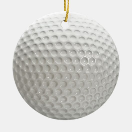 Golf Ball Sport Keramisch Ornament (Voorkant)