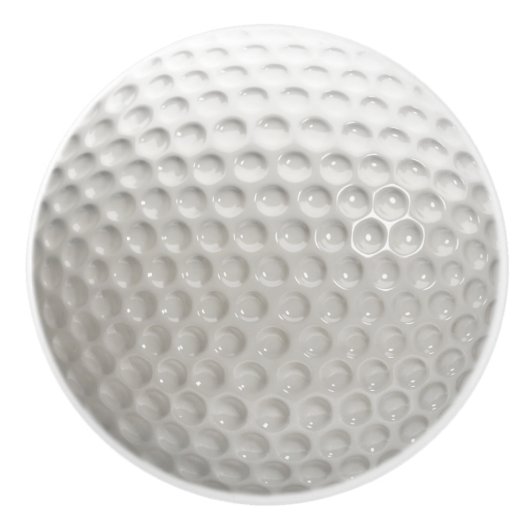 Golf Ball Sport Keramische Knop (Voorkant)