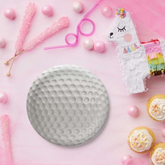 Golf Ball Sport Papieren Bordje (Feest)