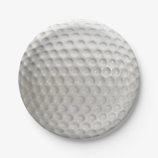 Golf Ball Sport Papieren Bordje (Voorkant)