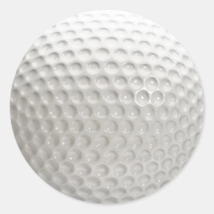 Golf Ball Sport Ronde Sticker
