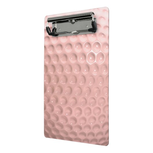 Golf Ball Sport Roze Mini Klembord (Angled2)