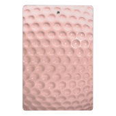 Golf Ball Sport Roze Mini Klembord (Achterkant)