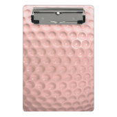 Golf Ball Sport Roze Mini Klembord (Voorkant)