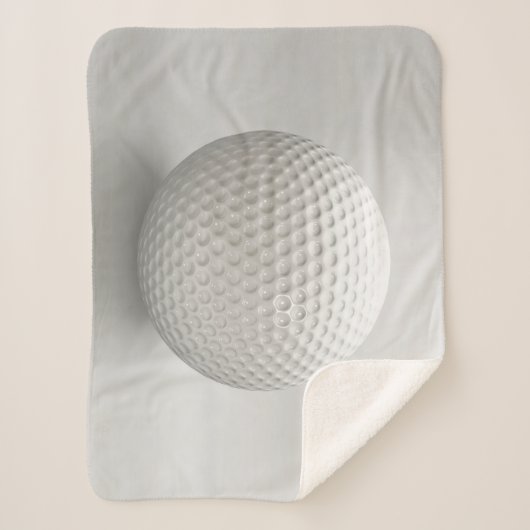 Golf Ball Sport Sherpa Deken (Voorkant)