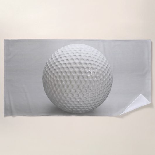 Golf Ball Sport Strandlaken (Voorkant)