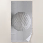 Golf Ball Sport Strandlaken (Voorkant)