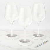 Golf Ball Sport Wijnglaslabel (Set)