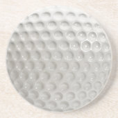 Golf Ball Sport Zandsteen Onderzetter (Voorkant)