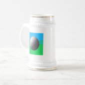 Golf Ball stein Bierpul (Voorkant links)