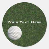 Golf Ball Sticker (Voorkant)