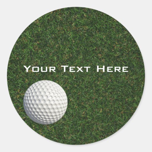 Golf Ball Sticker (Voorkant)