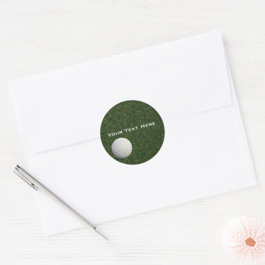 Golf Ball Sticker (Envelop)