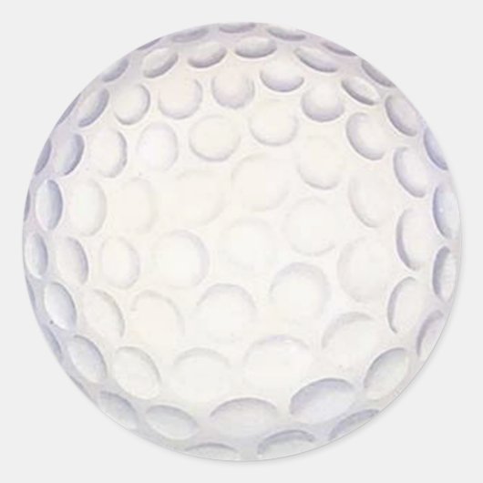 Golf Ball Sticker (Voorkant)