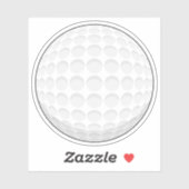 Golf Ball Sticker (Vel)