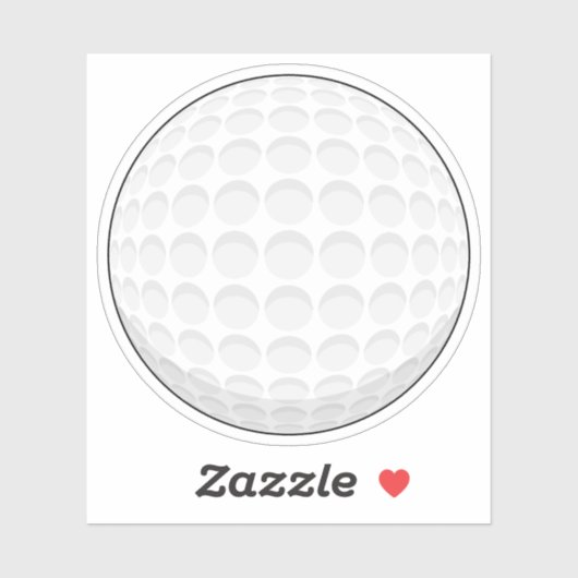 Golf Ball Sticker (Vel)