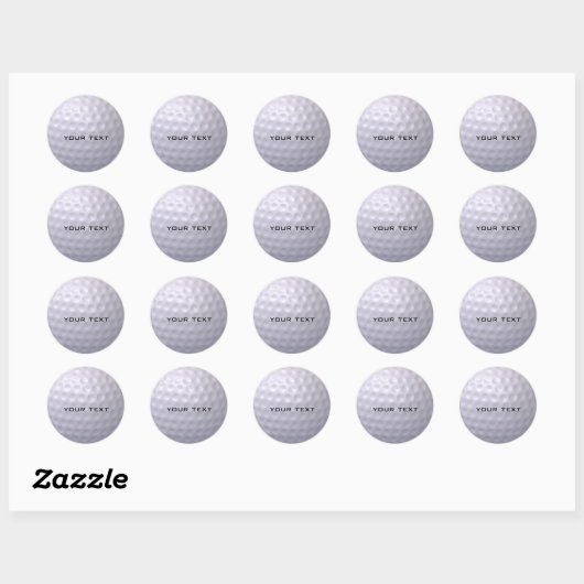 Golf Ball Sticker (Vel)