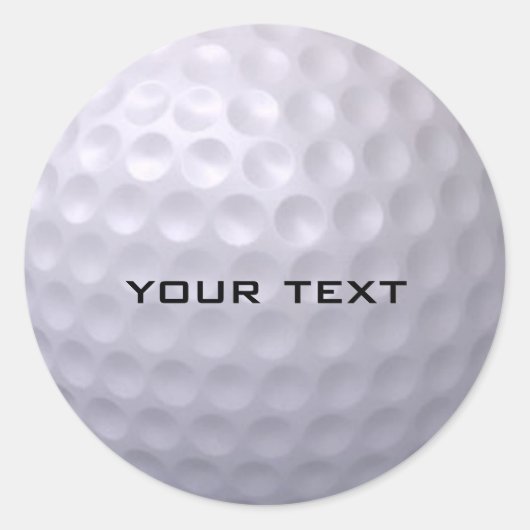 Golf Ball Sticker (Voorkant)