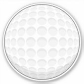 Golf Ball Sticker (Voorkant)