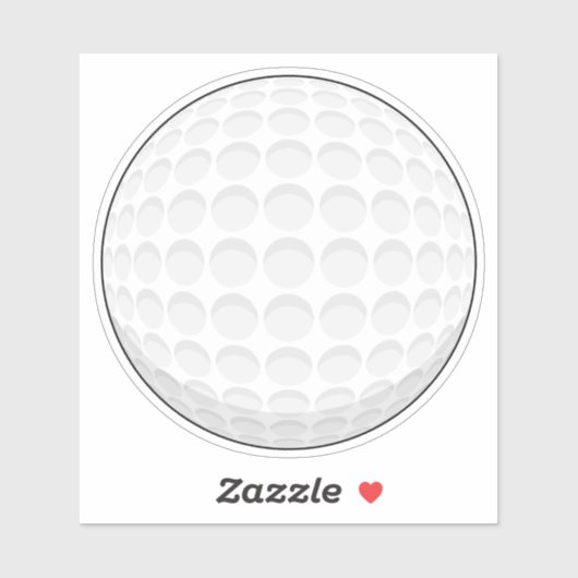 Golf Ball Sticker (Vel)