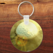 Golf Ball Stuck in Mud Sleutelhanger (Voorkant)