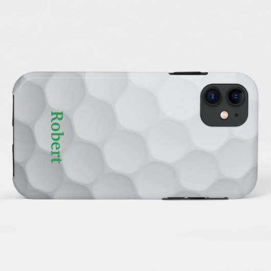 Golf Ball-telefoondraagtas Case-Mate iPhone Case (Achterkant (horizontaal))