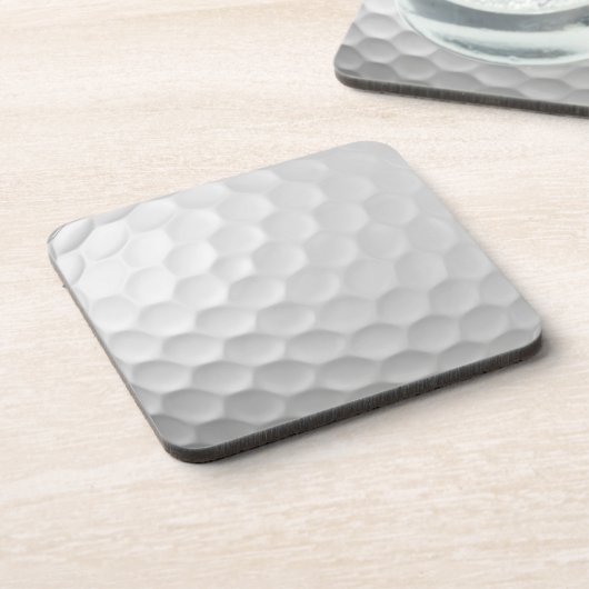 Golf Ball Texture Bier Onderzetter (Linkerzijde)