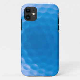 Golf Ball Texture Dimples Arctic Blue iPhone 11 Hoesje