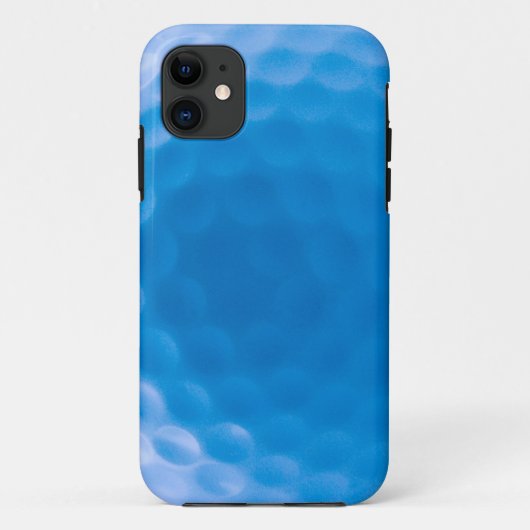 Golf Ball Texture Dimples Arctic Blue Case-Mate iPhone Case (Achterkant)