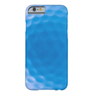 Golf Ball Texture Dimples Arctic Blue Barely There iPhone 6 Hoesje