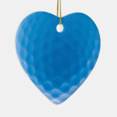 Golf Ball Texture Dimples Arctic Blue Keramisch Ornament (Rechts)