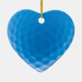 Golf Ball Texture Dimples Arctic Blue Keramisch Ornament (Voorkant)