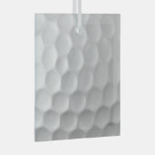 Golf Ball Texture Glas Ornament (Voorkant Rechts)