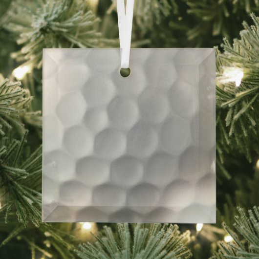 Golf Ball Texture Glas Ornament (Insitu)