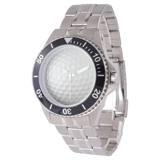 Golf Ball Texture Horloge (Gekanteld)