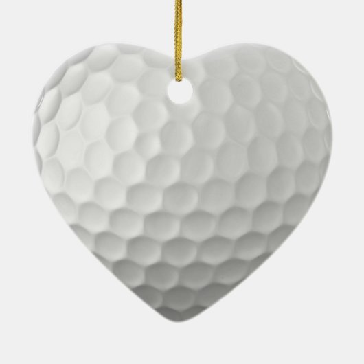 Golf Ball Texture Keramisch Ornament (Achterkant)
