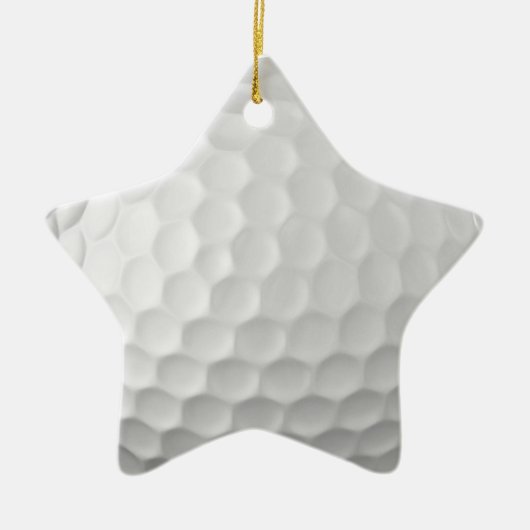 Golf Ball Texture Keramisch Ornament (Voorkant)