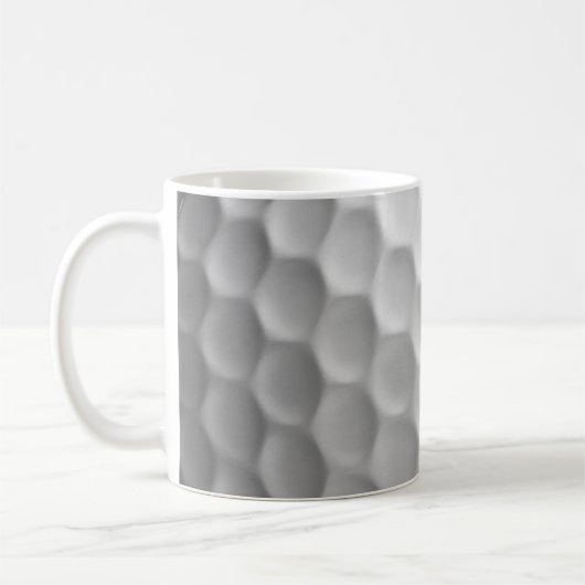 Golf Ball Texture Koffiemok (Links)