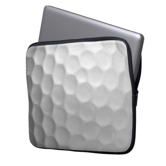 Golf Ball Texture Laptop Sleeve (Voorkant Links)