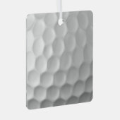 Golf Ball Texture Metalen Ornament (Voorkant Rechts)