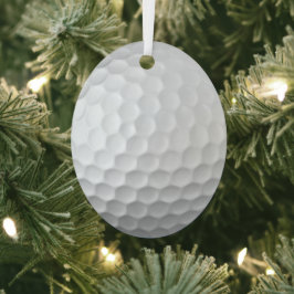 Golf Ball Texture Metalen Ornament