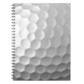 Golf Ball Texture Notitieboek (Voorkant)