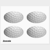 Golf Ball Texture Ovale Sticker (Vel)
