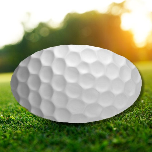 Golf Ball Texture Ovale Sticker