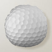Golf Ball Texture Rond Kussen (Voorkant)