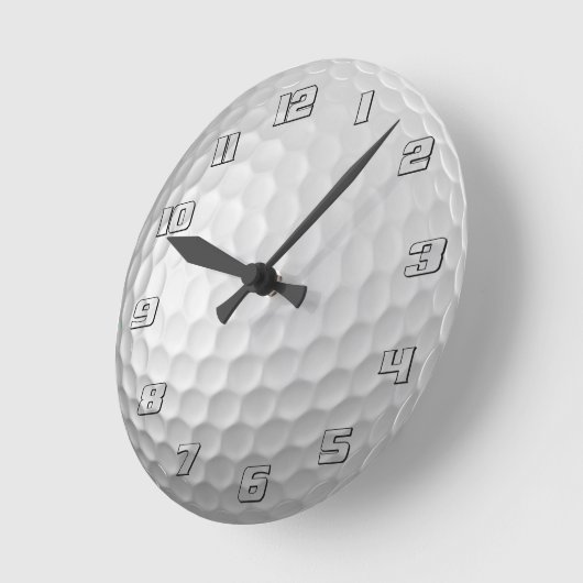 Golf Ball Texture Ronde Klok (Hoek)