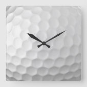 Golf Ball Texture Vierkante Klok (Voorkant)