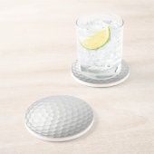 Golf Ball Texture Zandsteen Onderzetter (Zijkant)