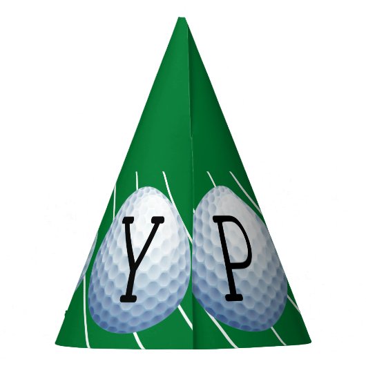 Golf Ball Th-Pet Feesthoedjes (Achterkant)